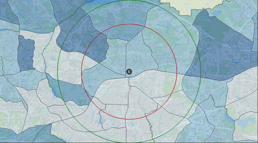 Cary, North Carolina - Projected Population Growth Rate